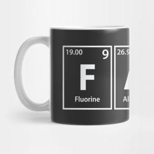 False (F-Al-Se) Periodic Elements Spelling Mug